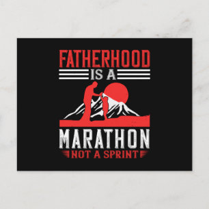 Postal Padre - La paternidad es una maratón