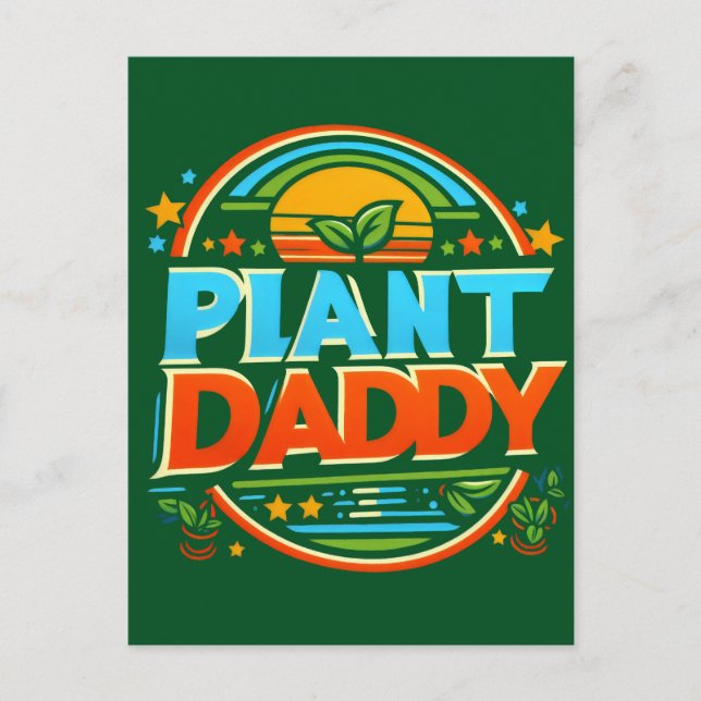 Postal Padre planta plantas de interior jardinería paisaj (Anverso)