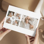 Postal Padres Collage Minimalistas de moda Foto de papá R<br><div class="desc">¿Buscando una manera única y elegante de honrar a la figura del padre en tu vida? Vea nuestro minimalista collage de moda con una colección de hermosas fotografías de papás. Con sus líneas depuradas y su diseño elegante, este collage es la manera perfecta de mostrar el vínculo especial entre padres...</div>