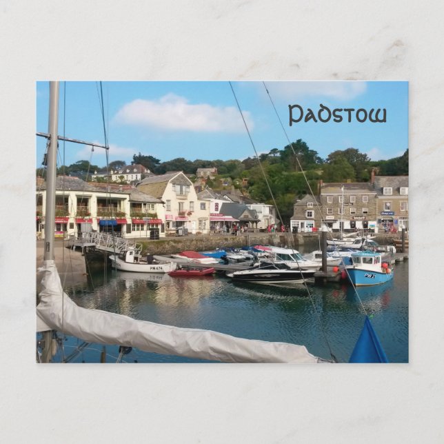 Postal Padstow Cornwall England (Anverso)