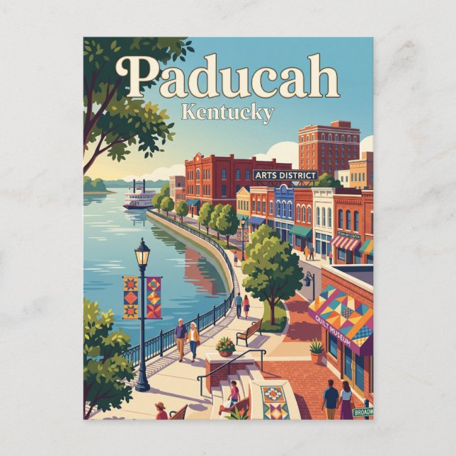 Postal Paducah, Kentucky (Anverso)