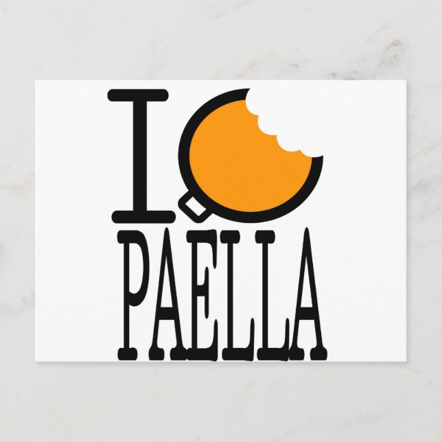 Postal paella paella (Anverso)