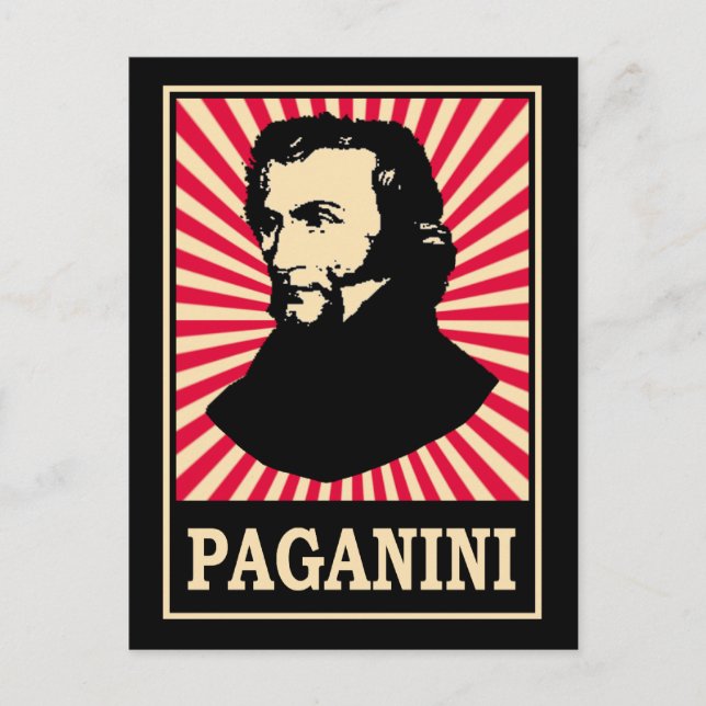 Postal Paganini (Anverso)