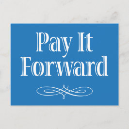 Postal Pagar el presupuesto inspirador
