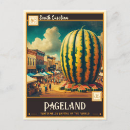Postal Pageland, Carolina del Sur | Vintage