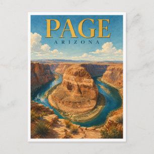 Postal Página Arizona Horseshoe Bend GeoSaga