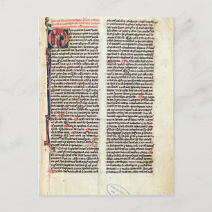 Postal Página de 'Somme de Theologie'