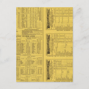 Postal Página de texto Michigan Central Railway