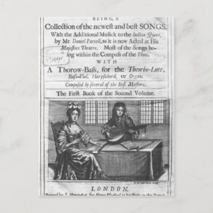 Postal Página de título de 'Deliciae Musicae'