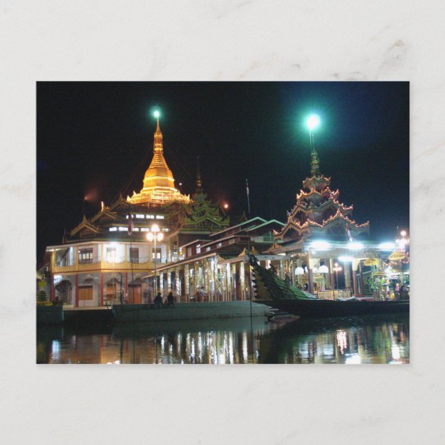 Postal Pagoda de Shwe Dagon (Anverso)