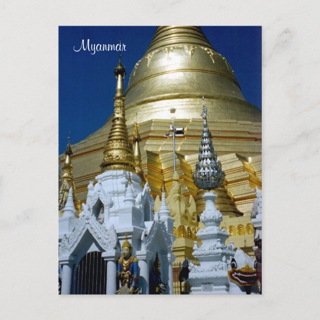 Postal pagoda de shwedagon (Anverso)