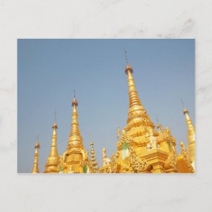 Postal Pagoda de Shwedagon, Yangon, Myanmar