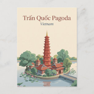 Postal Pagoda Trấn Quốc Vietnam