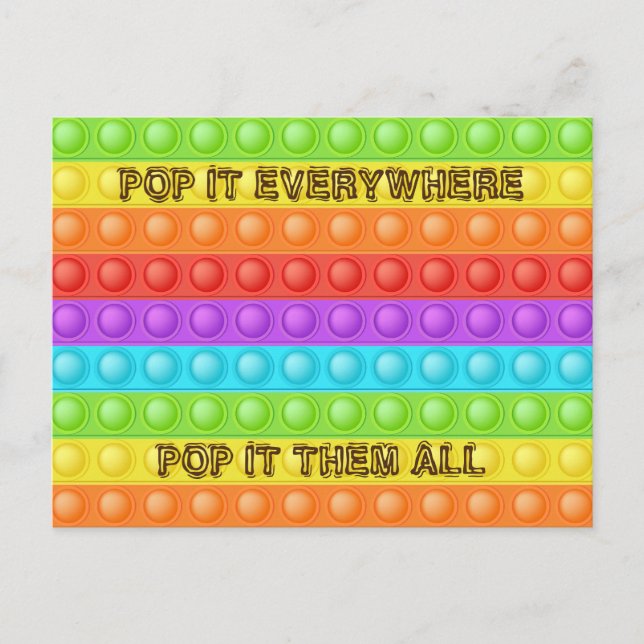 Postal Páguenlos todos y en todas partes con el TEXTO col (Anverso)