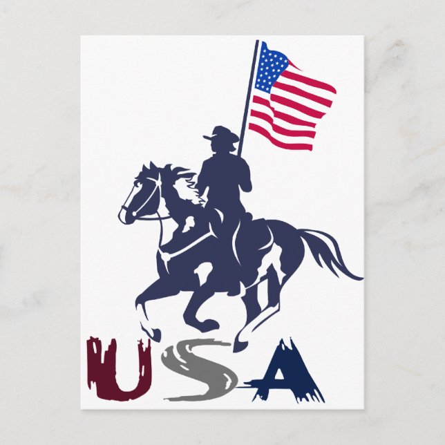 Postal Paint de Drill Team USA (Anverso)