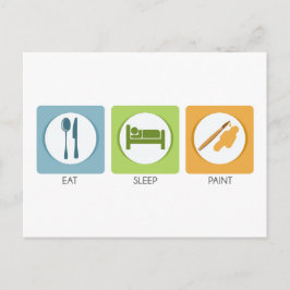 Postal Paint Eat Sleep