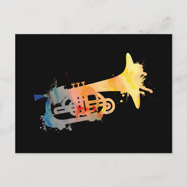 Postal Paint Splat Mellophone (Anverso)