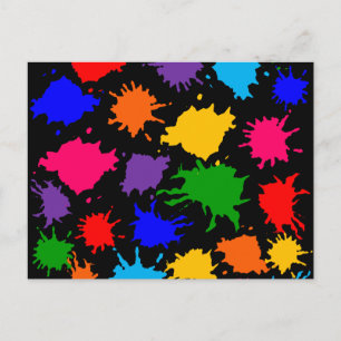 Postal Paint Splatter
