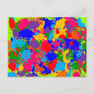 Postal Paint Splatter