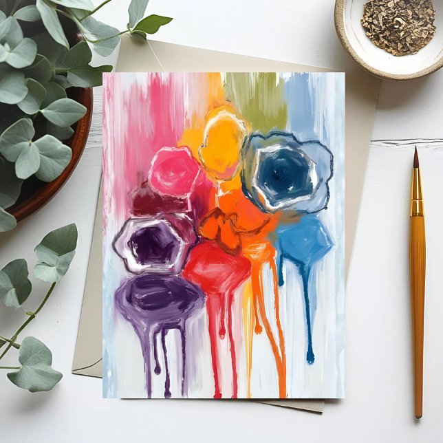 Postal Paint Splatter | Watercolor Artist Painting (Subido por el creador)