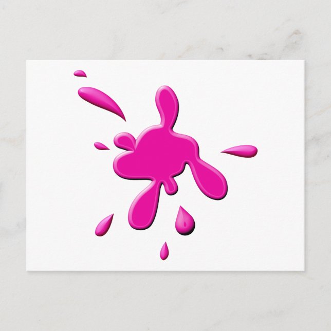 Postal Paint Splodge (Anverso)