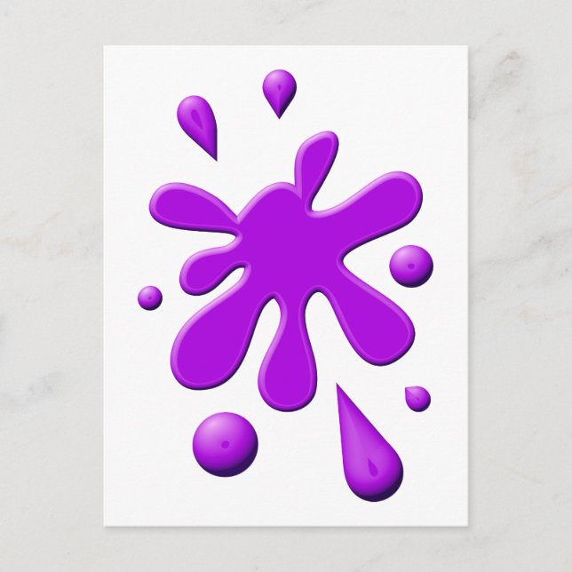 Postal Paint Splodge (Anverso)