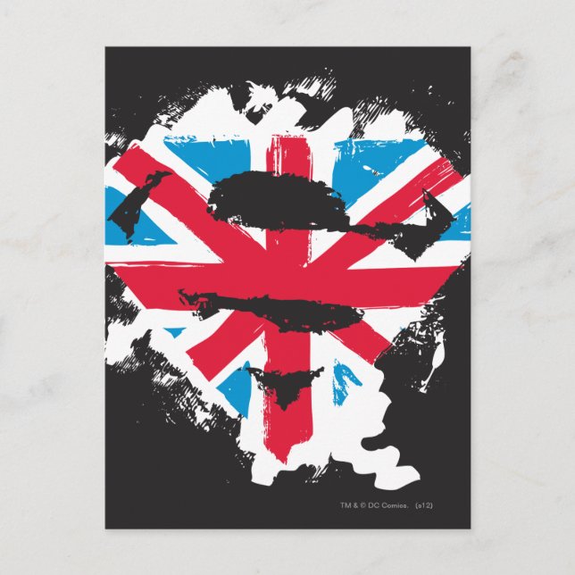 Postal Paint Strokes British S-Shield (Anverso)