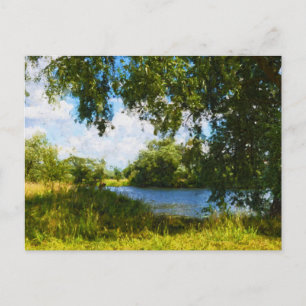 Postal Paintaje del río Havel en la región de Havelland