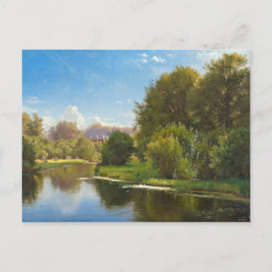 Postal Paintaje paisajístico de Aagaard Stream