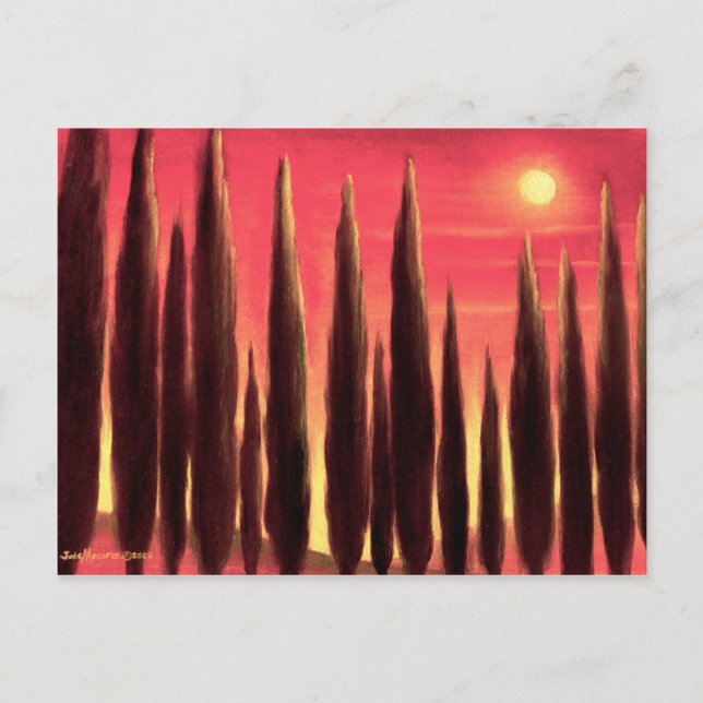 Postal Paintaje paisajístico toscano - múltiple (Anverso)