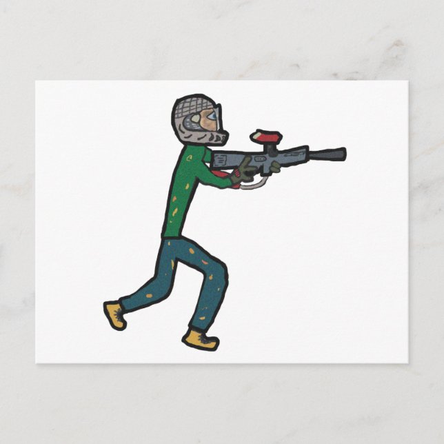 Postal Paintball (Anverso)