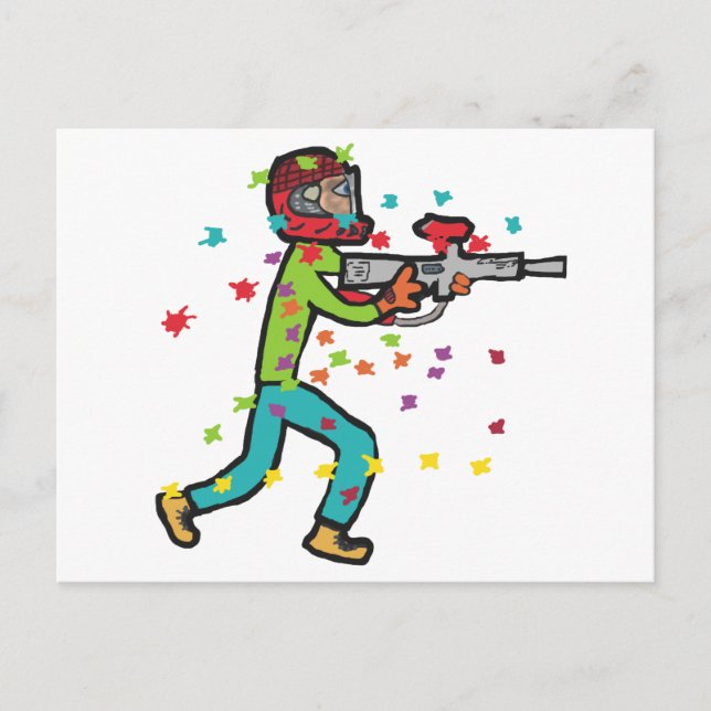 Postal Paintball (Anverso)