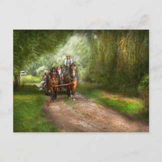 Postal País - Caballo - El viaje del heno