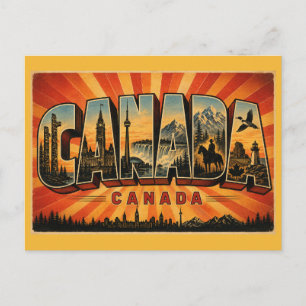 Postal País Canadá Vintage