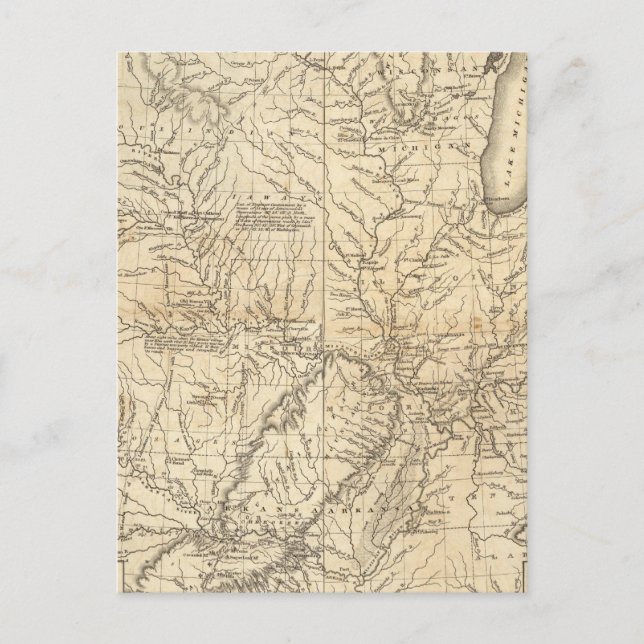 Postal País compuesto consumido por el Misisipi (Anverso)