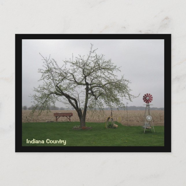Postal país, Indiana Country (Anverso)
