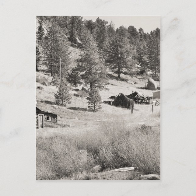 Postal País invernal (Anverso)