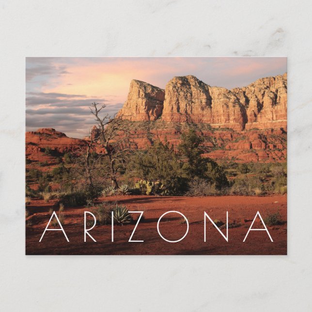 Postal País rojo de la roca (Anverso)