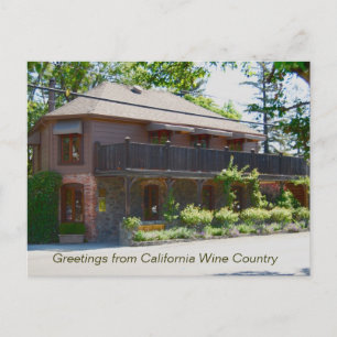 Postal País vitivinícola del Valle de Napa - Yountville