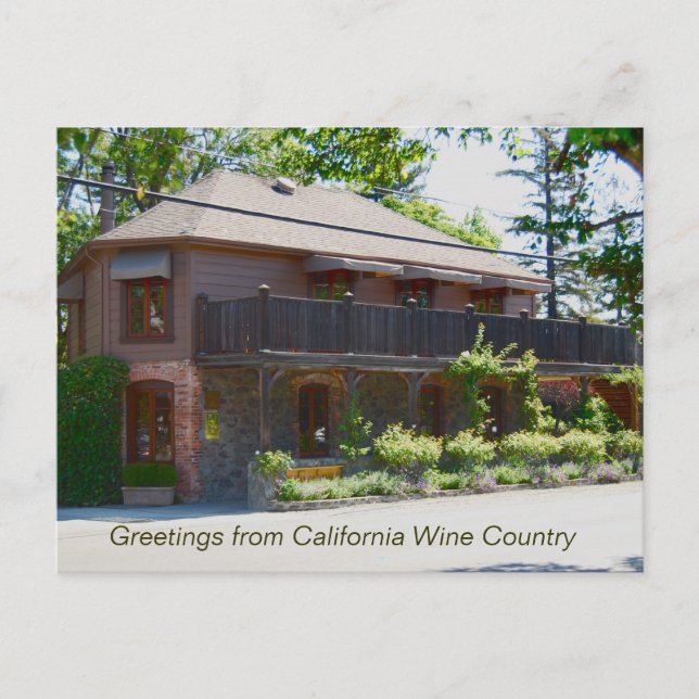 Postal País vitivinícola del Valle de Napa - Yountville (Anverso)
