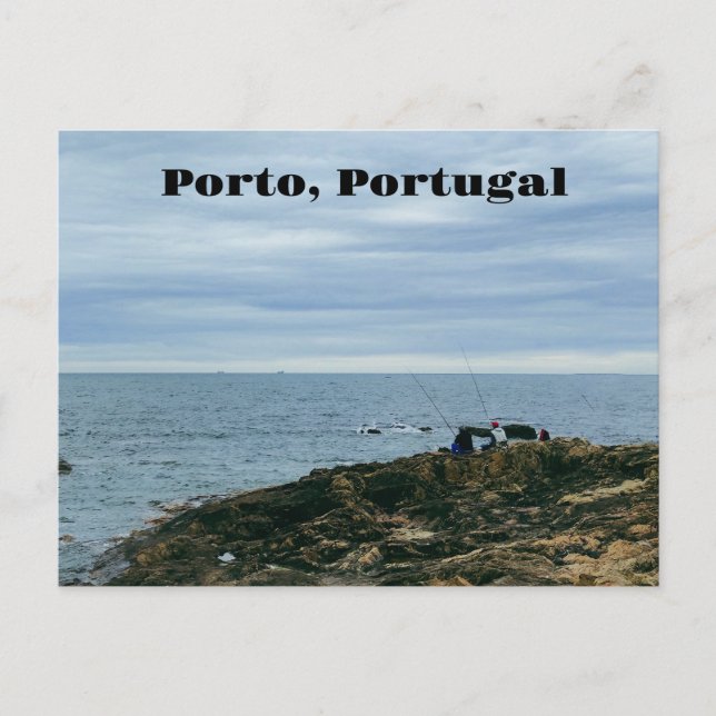 Postal Paisagem tradicional da cidade do Porto (Anverso)