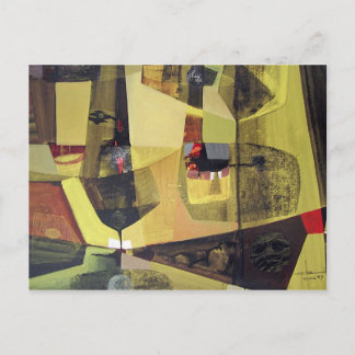 Postal Paisaje abstracto de Potosi Bolivia 30x22.6