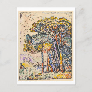 Postal Paisaje acuático de Paul Signac Postcard