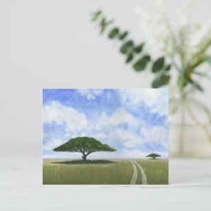 Postal Paisaje africano