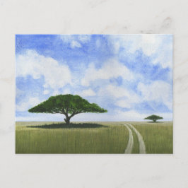Postal Paisaje africano