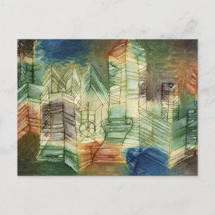 Postal Paisaje alemán de Paul Klee