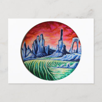 Postal Paisaje alienígena de Nefertara