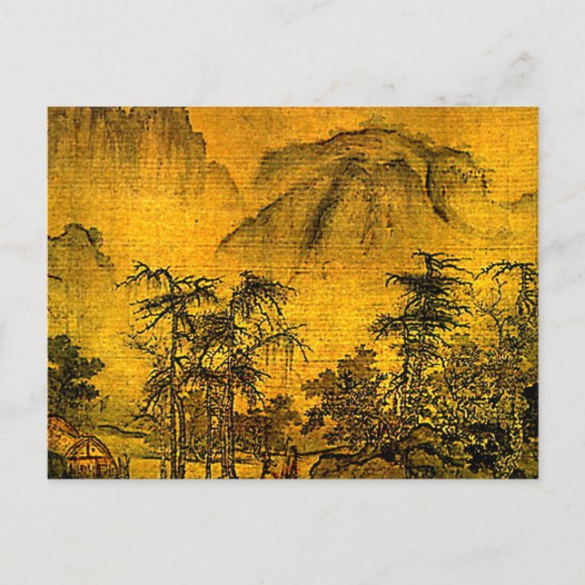 Postal Paisaje antiguo (Anverso)