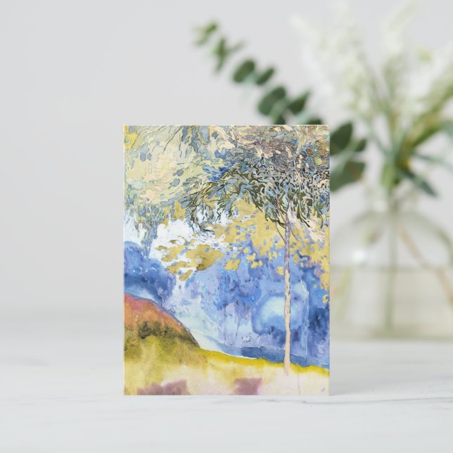 Postal Paisaje Boomrijk de Georges de Feure (Anverso de pie)