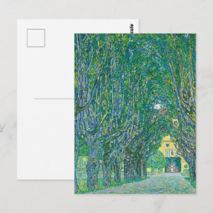 Postal Paisaje Clásico de Naturaleza Verde de Klimt Arte 